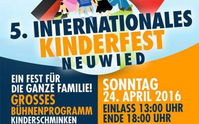 Einladung zur 5. Internationales Kinderfest von der T.D.F. Neuwied